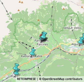 Mappa CAP, 39020 Parcines BZ, Italia (2.881)