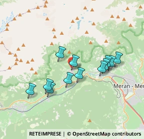 Mappa CAP, 39020 Parcines BZ, Italia (3.06167)