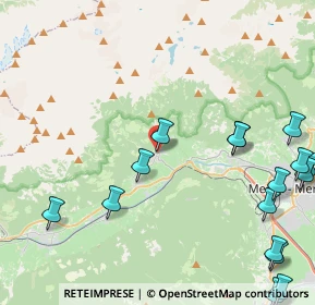 Mappa CAP, 39020 Parcines BZ, Italia (6.25474)