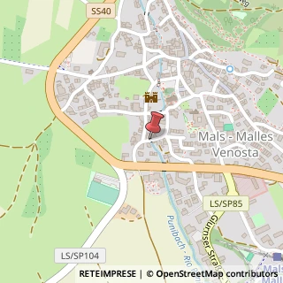Mappa Via Conciapelli, 17, 39024 Malles Venosta, Bolzano (Trentino-Alto Adige)