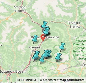 Mappa Via Alfred Ammon, 39042 Bressanone BZ, Italia (10.1995)