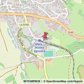 Mappa Via Stazione, 10/A, 39024 Malles Venosta, Bolzano (Trentino-Alto Adige)
