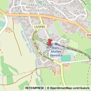 Mappa Via Stazione, 39024 Malles Venosta, Bolzano (Trentino-Alto Adige)