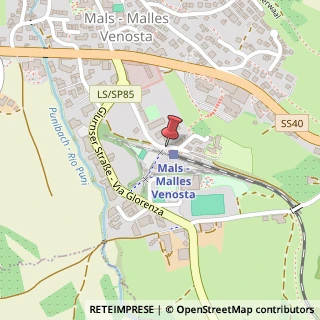 Mappa Via Stazione, 33, 39024 Malles Venosta, Bolzano (Trentino-Alto Adige)