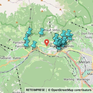 Mappa Plars di Mezzo, 39022 Lagundo BZ, Italia (1.3335)