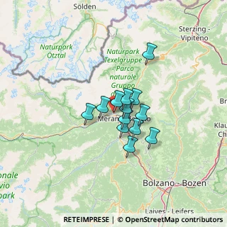 Mappa Matthias Ladurnerstraße, 39022 Lagundo BZ, Italia (7.86)