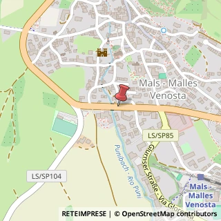 Mappa Via nazionale 86, 39024 Malles Venosta, Bolzano (Trentino-Alto Adige)