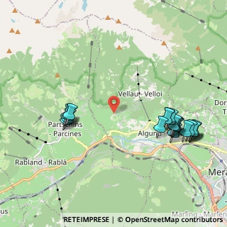 Mappa Oberplars, 39022 Lagundo BZ, Italia (2.331)