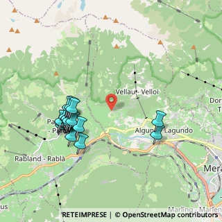 Mappa Oberplars, 39022 Lagundo BZ, Italia (1.915)