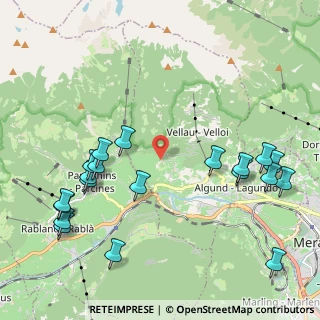 Mappa Oberplars, 39022 Lagundo BZ, Italia (2.5005)