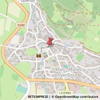 Mappa Via Stazione, 6, 39024 Malles Venosta, Bolzano (Trentino-Alto Adige)