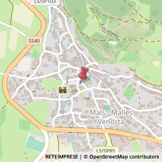 Mappa Via Stazione, 19, 39024 Malles Venosta, Bolzano (Trentino-Alto Adige)
