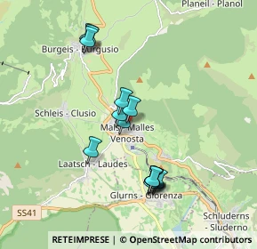 Mappa Via Generale Ignaz Verdross, 39024 Malles Venosta BZ, Italia (1.66429)