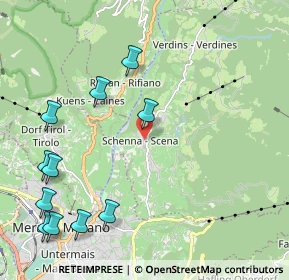Mappa Riffianerweg, 39017 Scena BZ, Italia (2.60455)