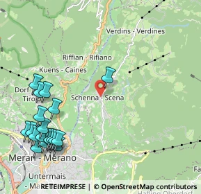 Mappa Riffianerweg, 39017 Scena BZ, Italia (2.7045)