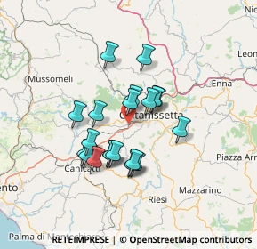 Mappa Zona Industriale San Cataldo, 93100 Caltanissetta CL, Italia (12.203)