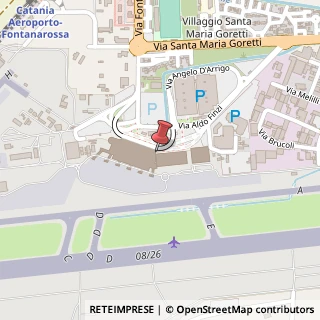 Mappa Via Fontanarossa, 20, 95100 Catania, Catania (Sicilia)