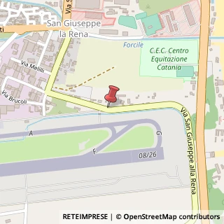 Mappa Via s. giuseppe la rena, 95121 Catania, Catania (Sicilia)