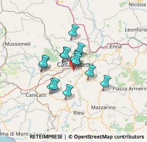 Mappa Zona Industriale Caltanissetta - C.da Calderaro presso Tipografia Paruzzo, 93100 Caltanissetta CL, Italia (10.05571)