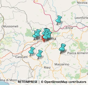 Mappa Zona Industriale Caltanissetta - C.da Calderaro presso Tipografia Paruzzo, 93100 Caltanissetta CL, Italia (8.62923)