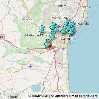Mappa A19, 95045 Misterbianco CT, Italia (7.30714)