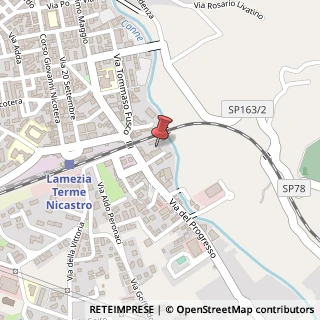 Mappa Via del Progresso, 1, 88046 Lamezia Terme, Catanzaro (Calabria)