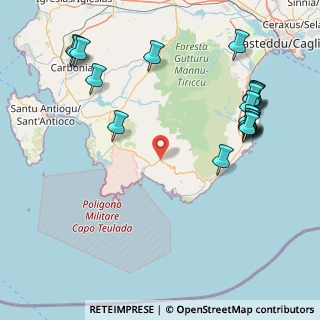 Mappa Via Tuveri, 09019 Teulada CA, Italia (22.4915)