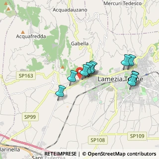 Mappa Via Spartivento, 88046 Lamezia Terme CZ, Italia (1.73636)