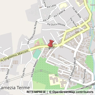 Mappa Via marcello ii, 88046 Lamezia Terme, Catanzaro (Calabria)