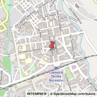 Mappa Corso Giovanni Nicotera, 196, 88046 Lamezia Terme, Catanzaro (Calabria)