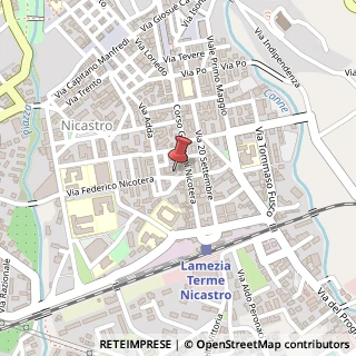 Mappa Via Tagliamento, 24, 88046 Lamezia Terme, Catanzaro (Calabria)