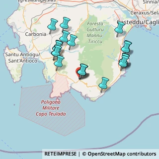 Mappa Via Cagliari, 09019 Teulada CA, Italia (16.2705)