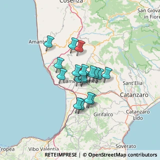 Mappa Contrada Canneto Cola, 88046 Lamezia Terme CZ, Italia (9.50333)