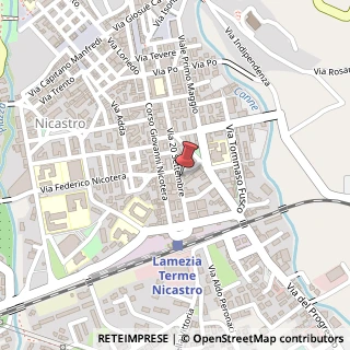 Mappa Via XX Settembre, 77, 88046 Lamezia Terme, Catanzaro (Calabria)