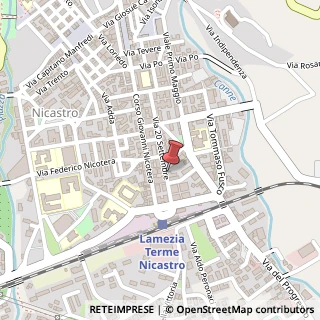 Mappa Via XX Settembre, 93, 88046 Lamezia Terme, Catanzaro (Calabria)