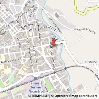 Mappa Via T. Maria Fusco, 100, 88046 Lamezia Terme, Catanzaro (Calabria)