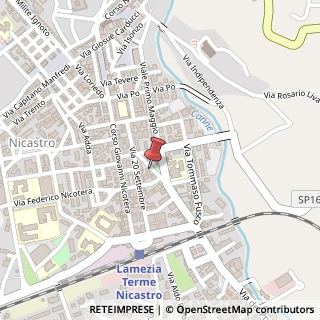 Mappa Via Francesco Colelli, 46, 88046 Lamezia Terme, Catanzaro (Calabria)