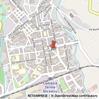 Mappa Via Francesco Colelli, 8, 88046 Lamezia Terme, Catanzaro (Calabria)