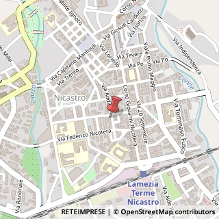 Mappa Via Adda, 72, 88046 Lamezia Terme, Catanzaro (Calabria)