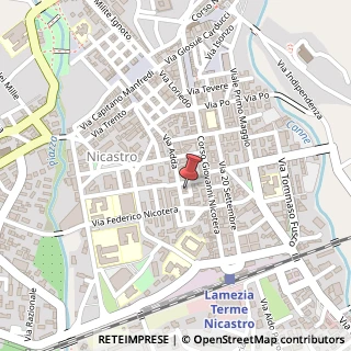 Mappa Via Adda, 67, 88046 Lamezia Terme, Catanzaro (Calabria)