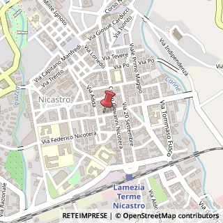 Mappa Via Crati, 12, 88046 Lamezia Terme, Catanzaro (Calabria)