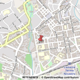 Mappa Via Michelangelo, 42, 88046 Lamezia Terme, Catanzaro (Calabria)