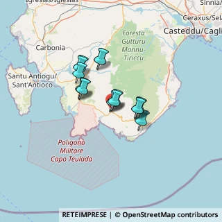 Mappa Vico I Guglielmo Marconi, 09019 Teulada CA, Italia (10.03267)