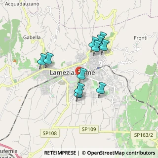 Mappa Via Arturo Perugini, 88046 Lamezia Terme CZ, Italia (1.69182)