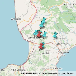 Mappa Via delle Ginestre, 88046 Lamezia Terme CZ, Italia (8.11333)