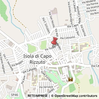 Mappa Via Regina Elena, 39, 88841 Isola di Capo Rizzuto, Crotone (Calabria)