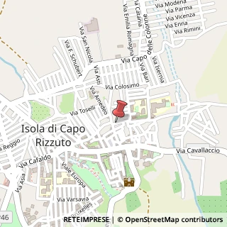Mappa Via Vittorio Emanuele, 8, 88841 Isola di Capo Rizzuto, Crotone (Calabria)