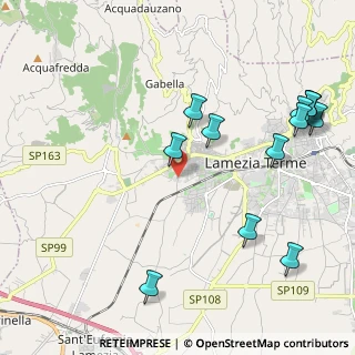 Mappa Via Martiri di Nassiriya, 88046 Lamezia Terme CZ, Italia (2.82462)