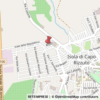 Mappa Via Virgilio, 8, 88841 Isola di Capo Rizzuto, Crotone (Calabria)