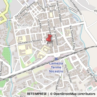 Mappa Via Tagliamento, 13, 88046 Lamezia Terme, Catanzaro (Calabria)